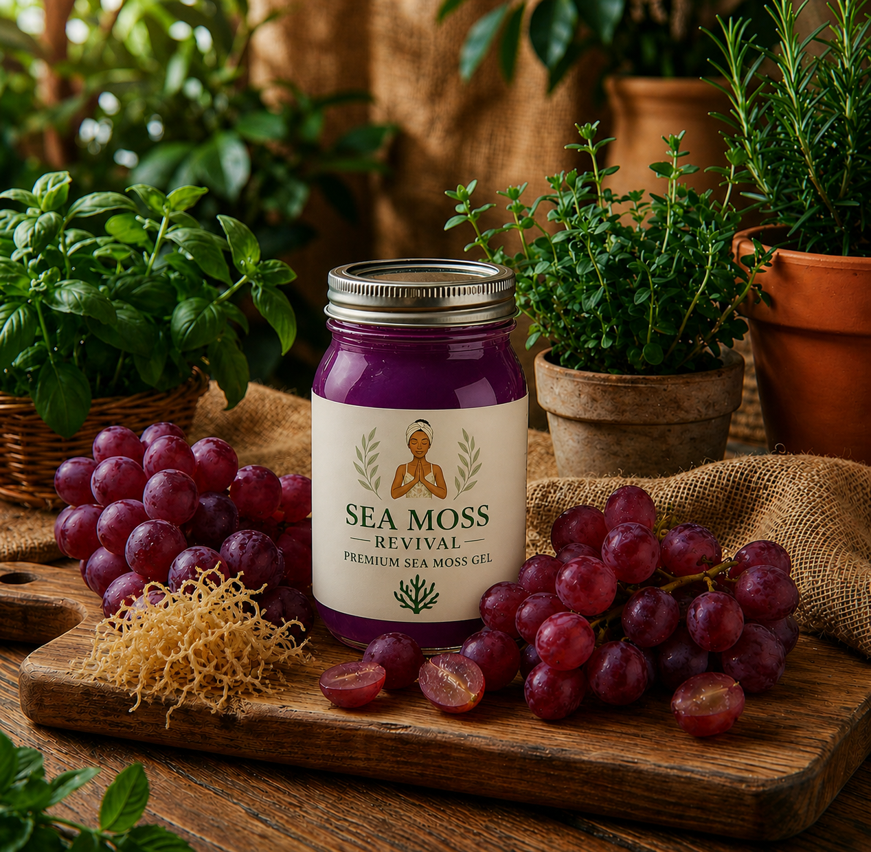 Grape Sea Moss Gel