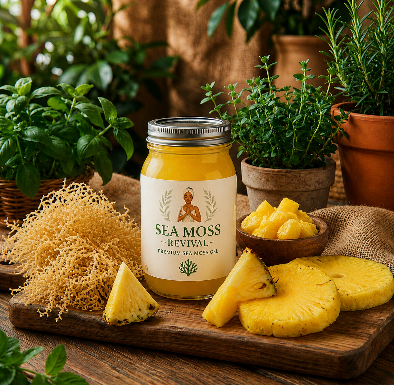 Pineapple Sea Moss Gel